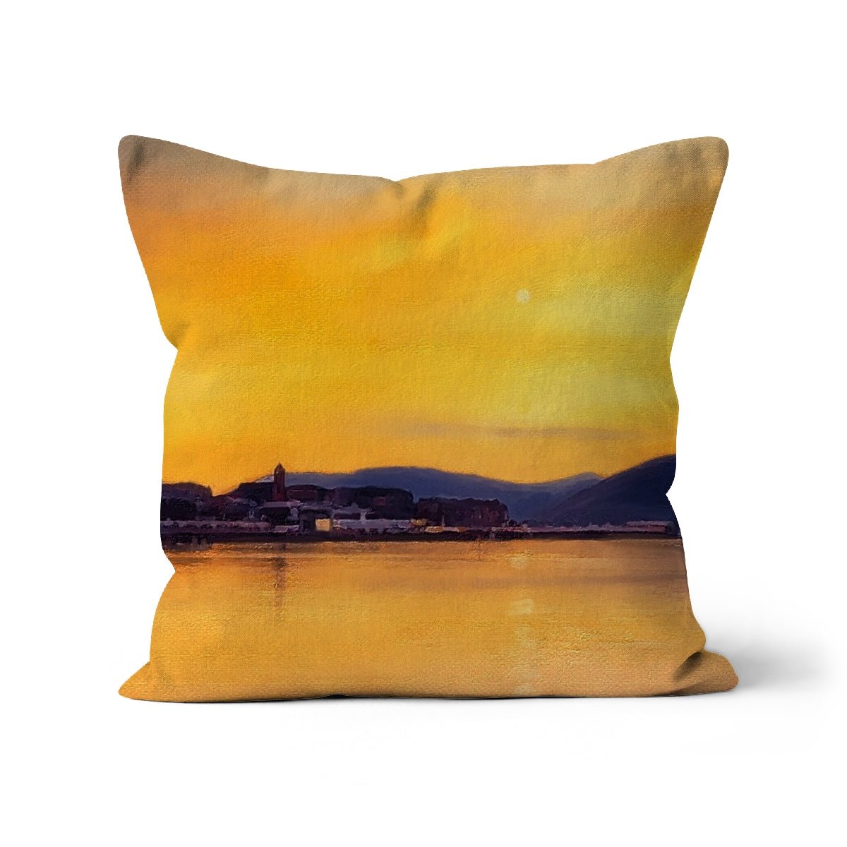 Gourock From Cardwell Bay Art Gifts Cushion