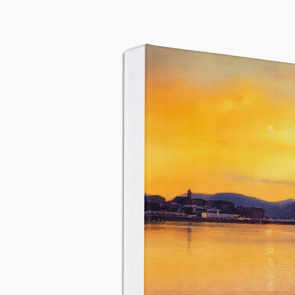 Gourock From Cardwell Bay Eco Art Canvas Print | Scottish Art Gifts