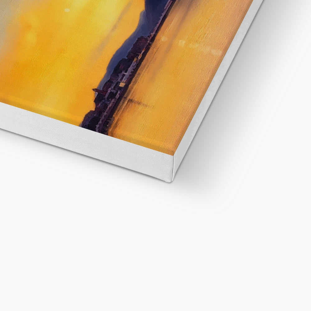 Gourock From Cardwell Bay Eco Art Canvas Print | Scottish Art Gifts