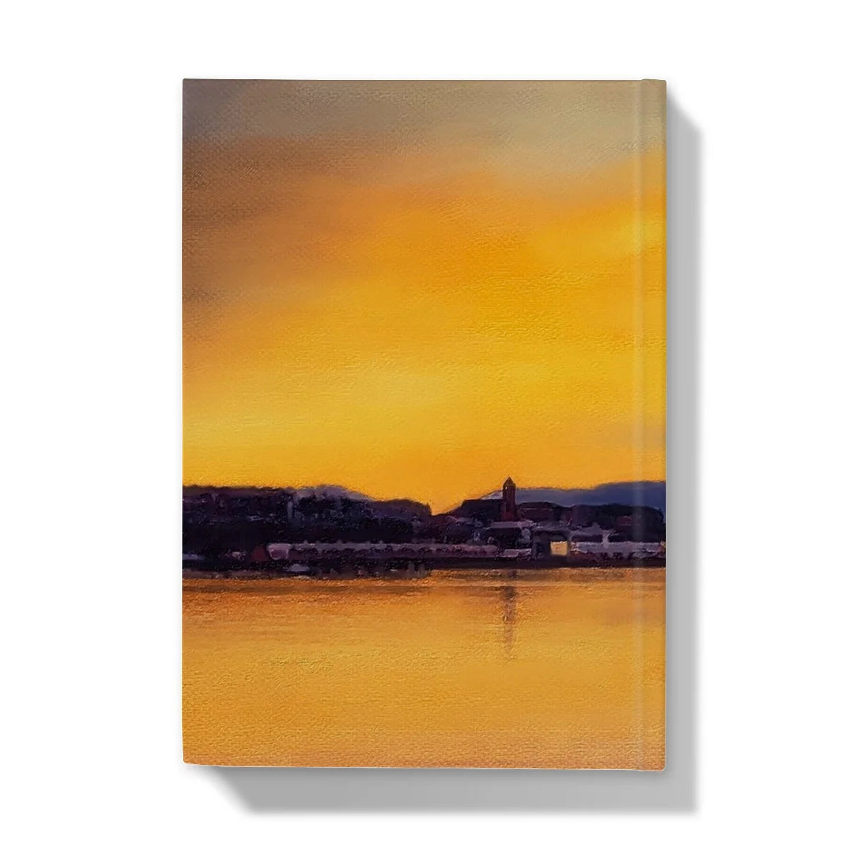 Gourock Sunset from Cardwell Bay Hardback Journal - River Clyde Art Gallery Scotland Worldwide Shipping Scottish Prints