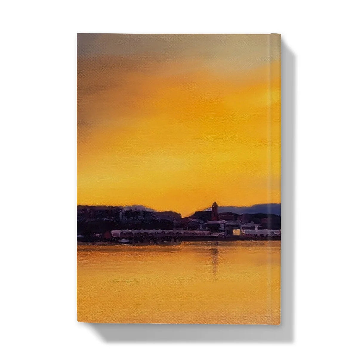 Gourock Sunset from Cardwell Bay Hardback Journal - River Clyde Art Gallery Scotland Worldwide Shipping Scottish Prints