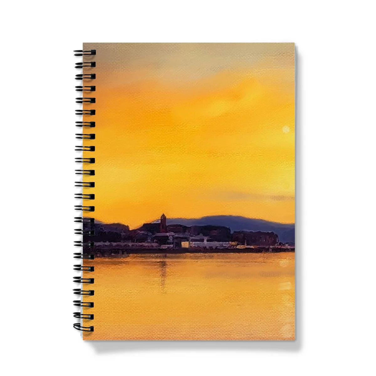 Gourock Sunset from Cardwell Bay Notebook - River Clyde Art Gallery Scotland Worldwide Shipping Scottish Prints