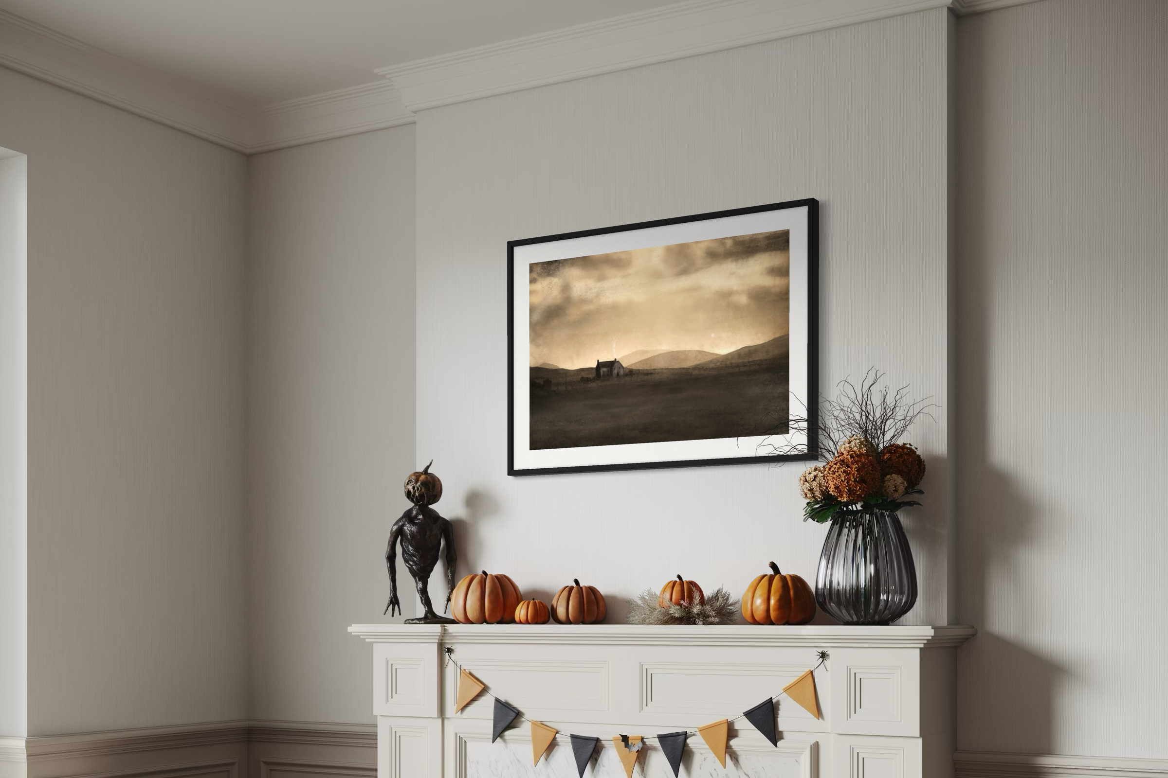 Halloween Themed Giclee Art Prints From Scotland-Halloween Themed Scotland Art Gallery