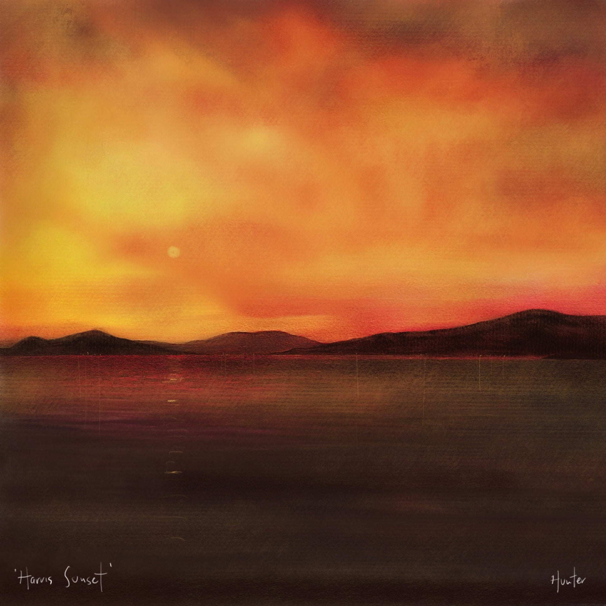 Harris Sunset | Scotland In Your Pocket | Scottish Art Gifts
