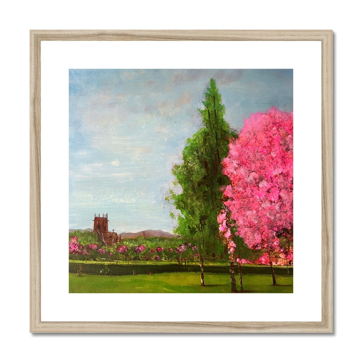 Harrison Park Edinburgh Painting | Framed & Mounted Prints From Scotland