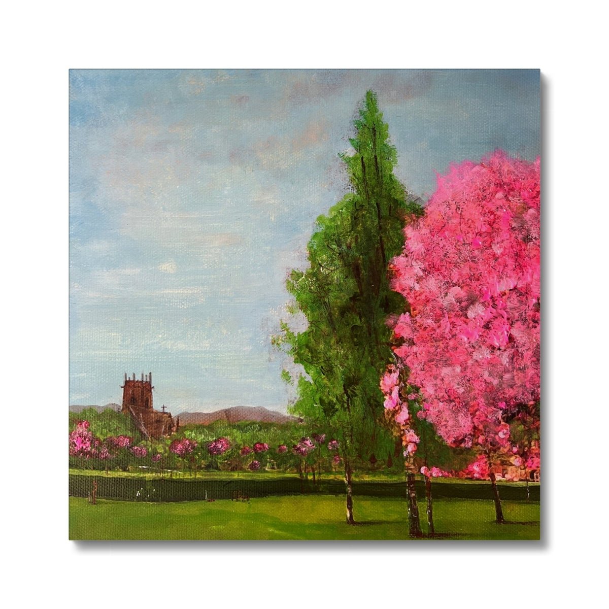 Harrison Park Edinburgh Painting | Canvas From Scotland