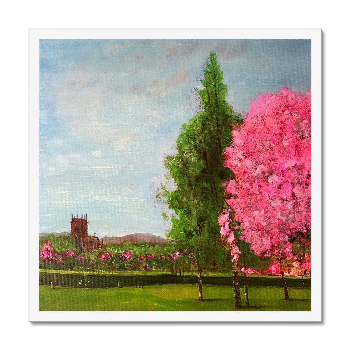 Harrison Park Edinburgh Painting | Framed Prints From Scotland