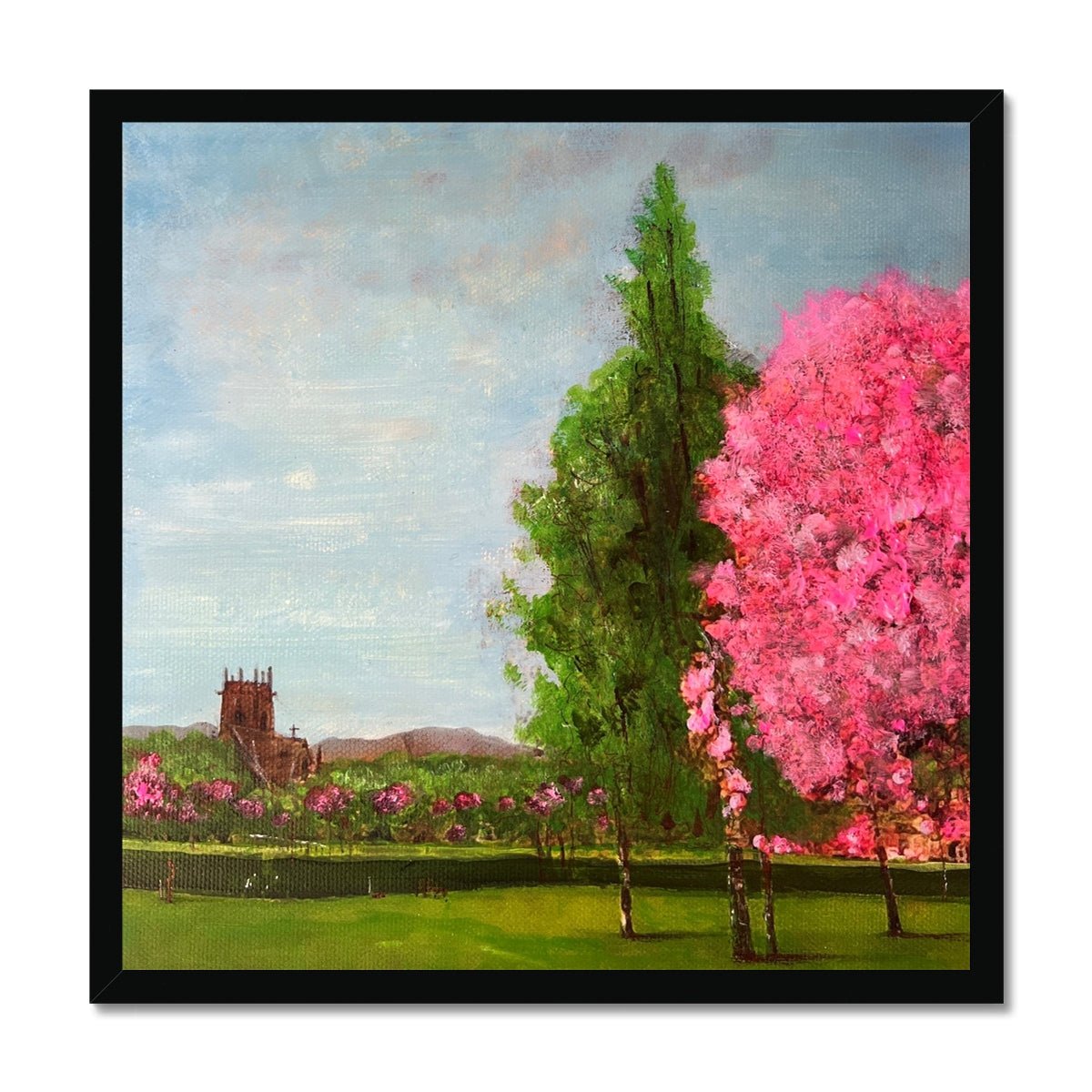 Harrison Park Edinburgh Painting | Framed Prints From Scotland