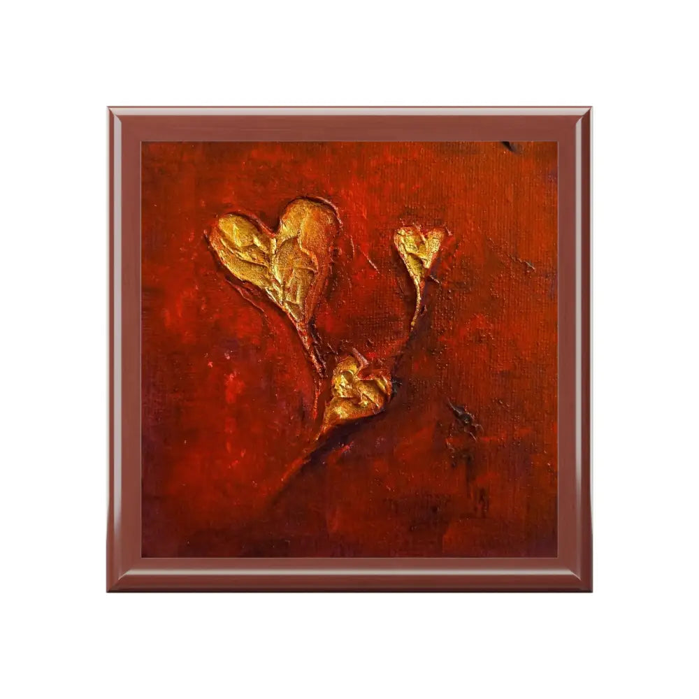 Moonlit Highland Wood Art Jewellery Box Kevin Scottish Artist