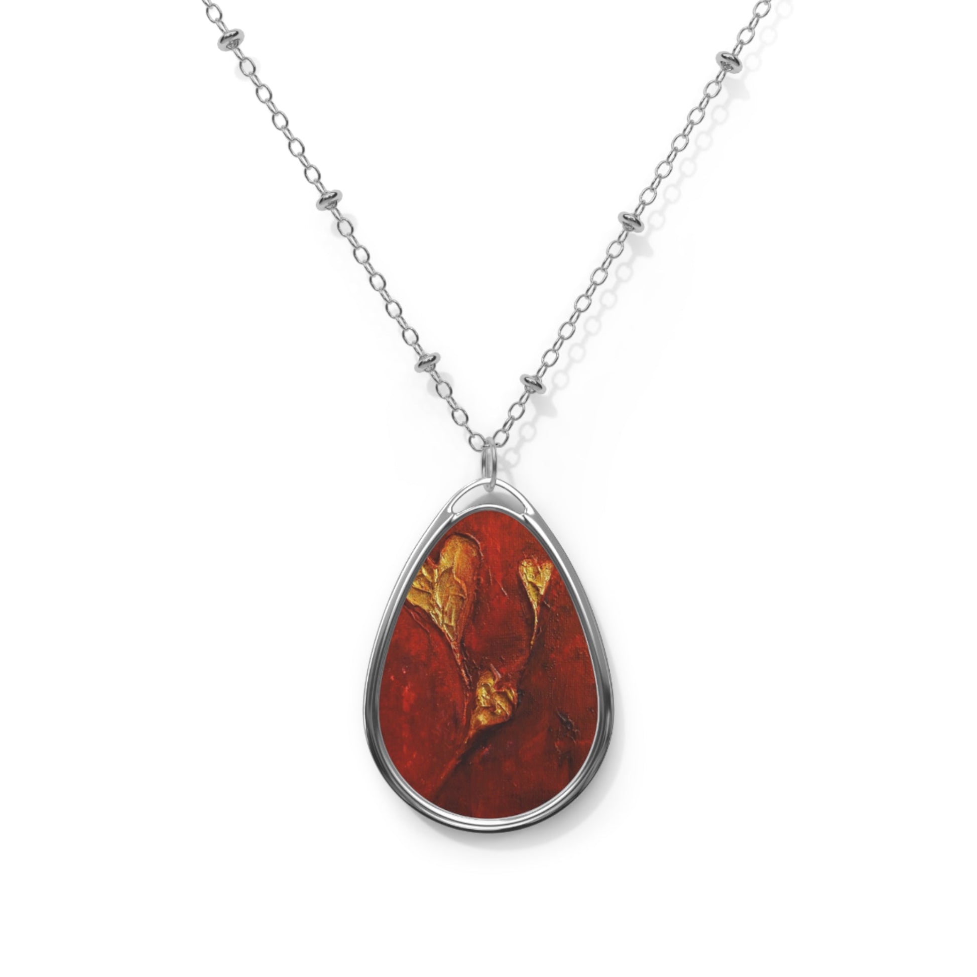 Hearts Necklace Art Necklace | Scottish Art Gifts