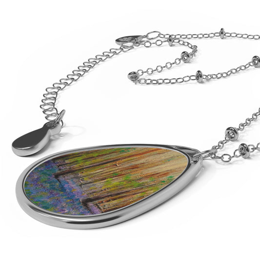 Highland Bluebells Art Necklace | Scottish Art Gifts