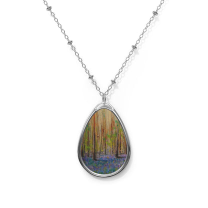 Highland Bluebells Art Necklace | Scottish Art Gifts
