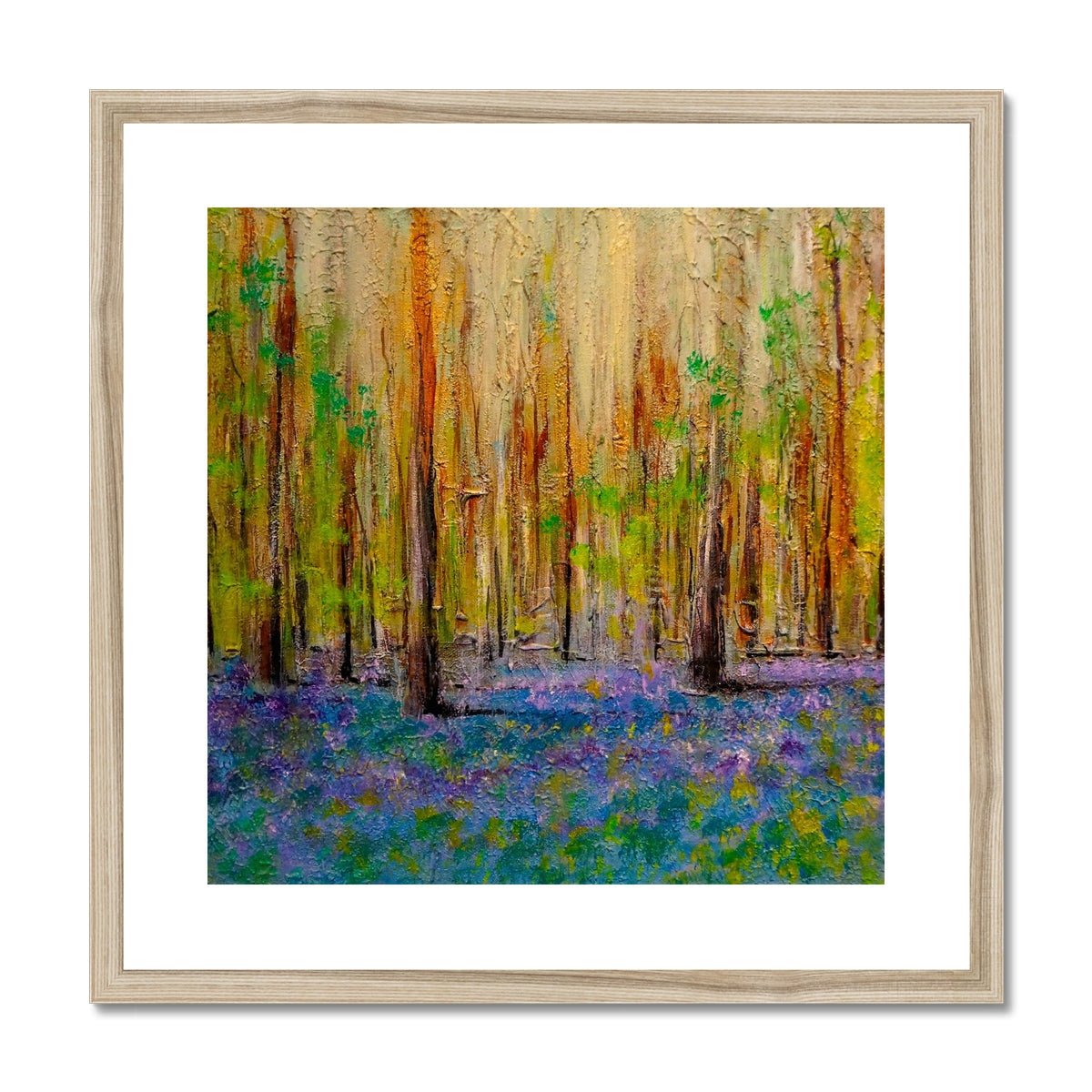 Highland Bluebells Painting | Framed & Mounted Prints From Scotland