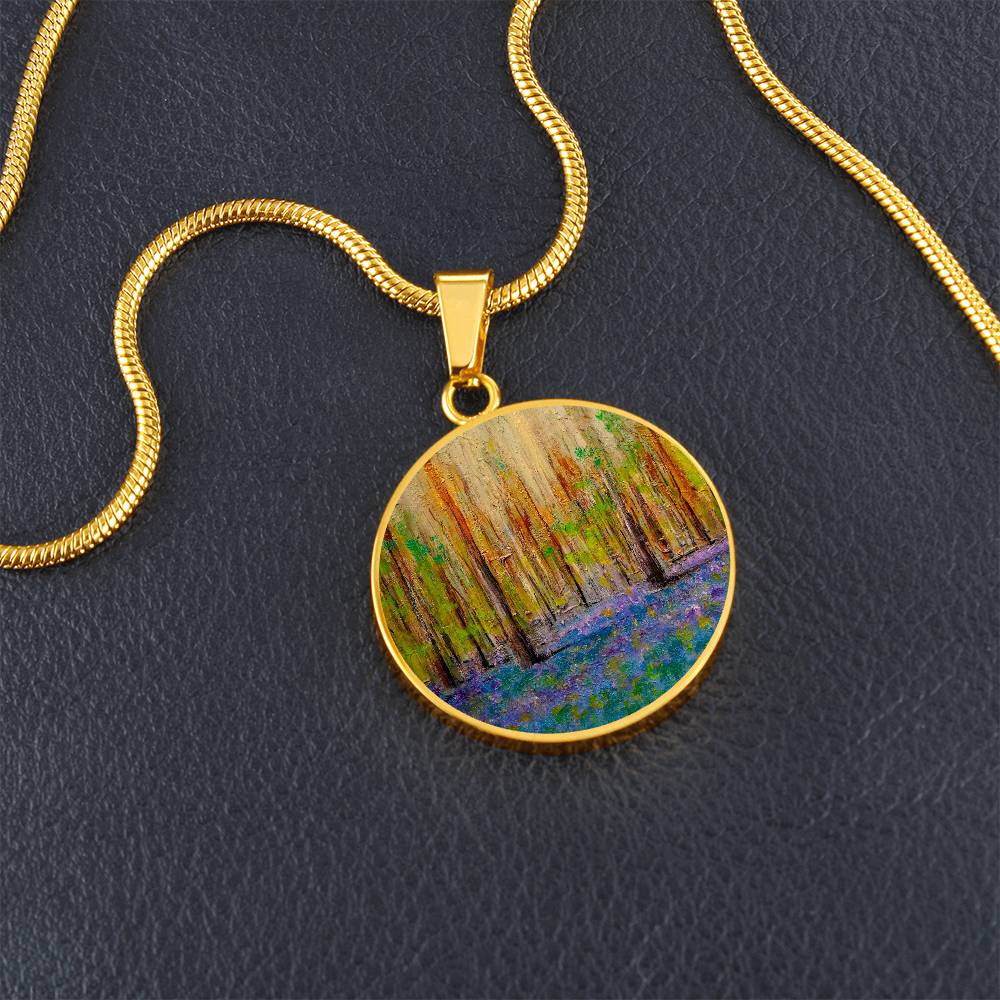 Highland Bluebells | Scottish Art Jewellery | Luxury Necklace