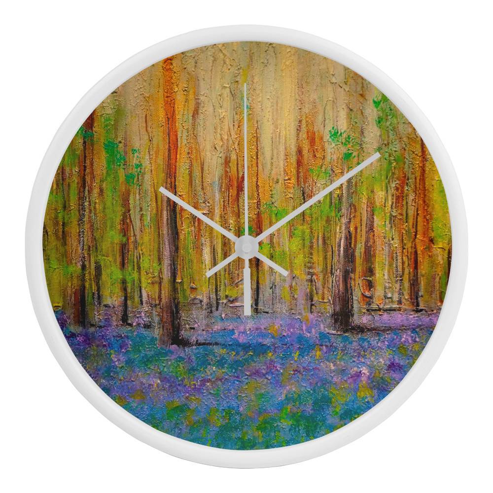 Highland Bluebells | Wall Art Clock | Scotland