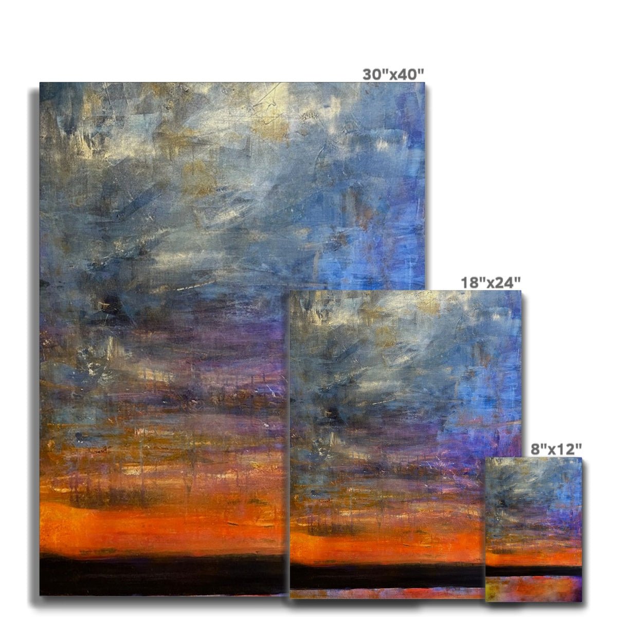 Horizon Dreams Abstract Canvas