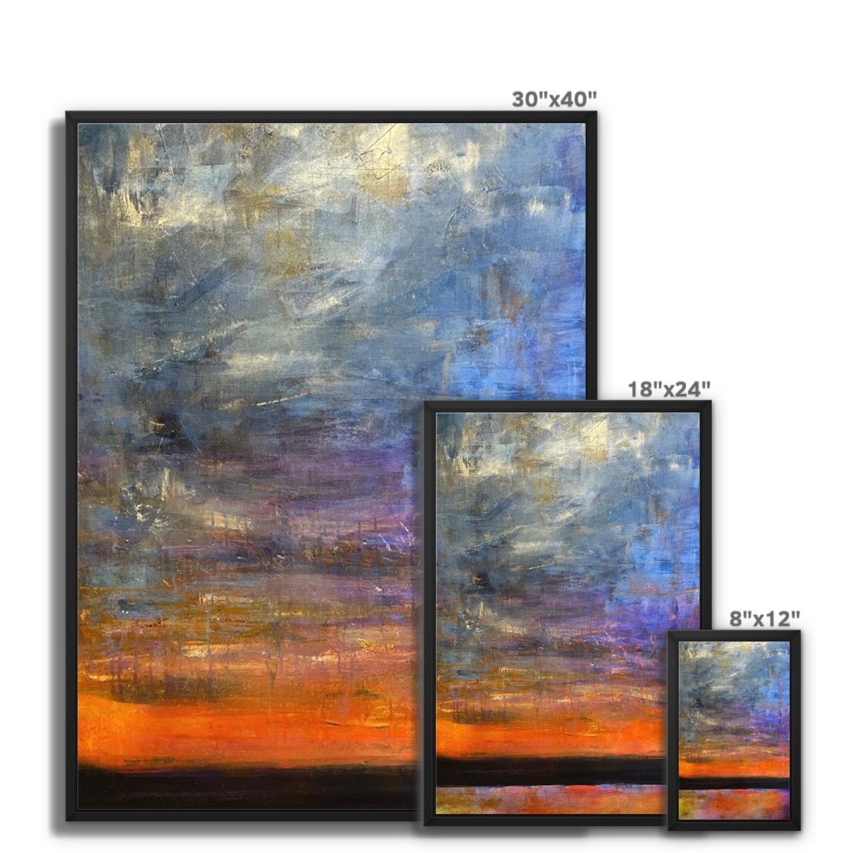 Horizon Dreams Abstract Painting | Framed Canvas Prints From Scotland