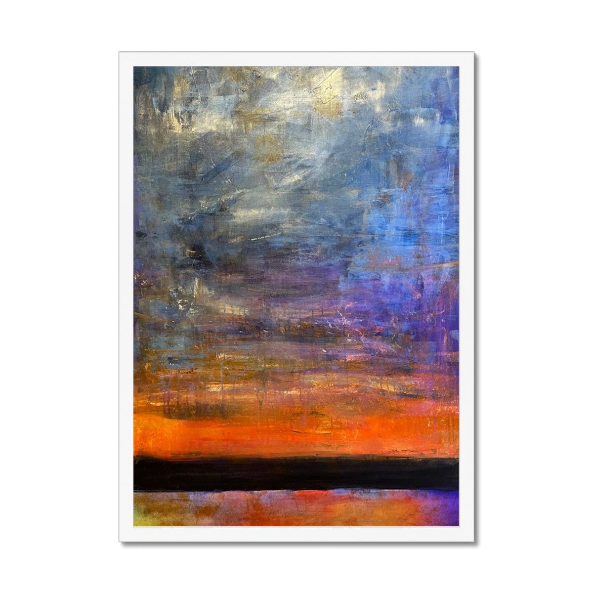 Horizon Dreams Abstract Painting | Framed Prints From Scotland