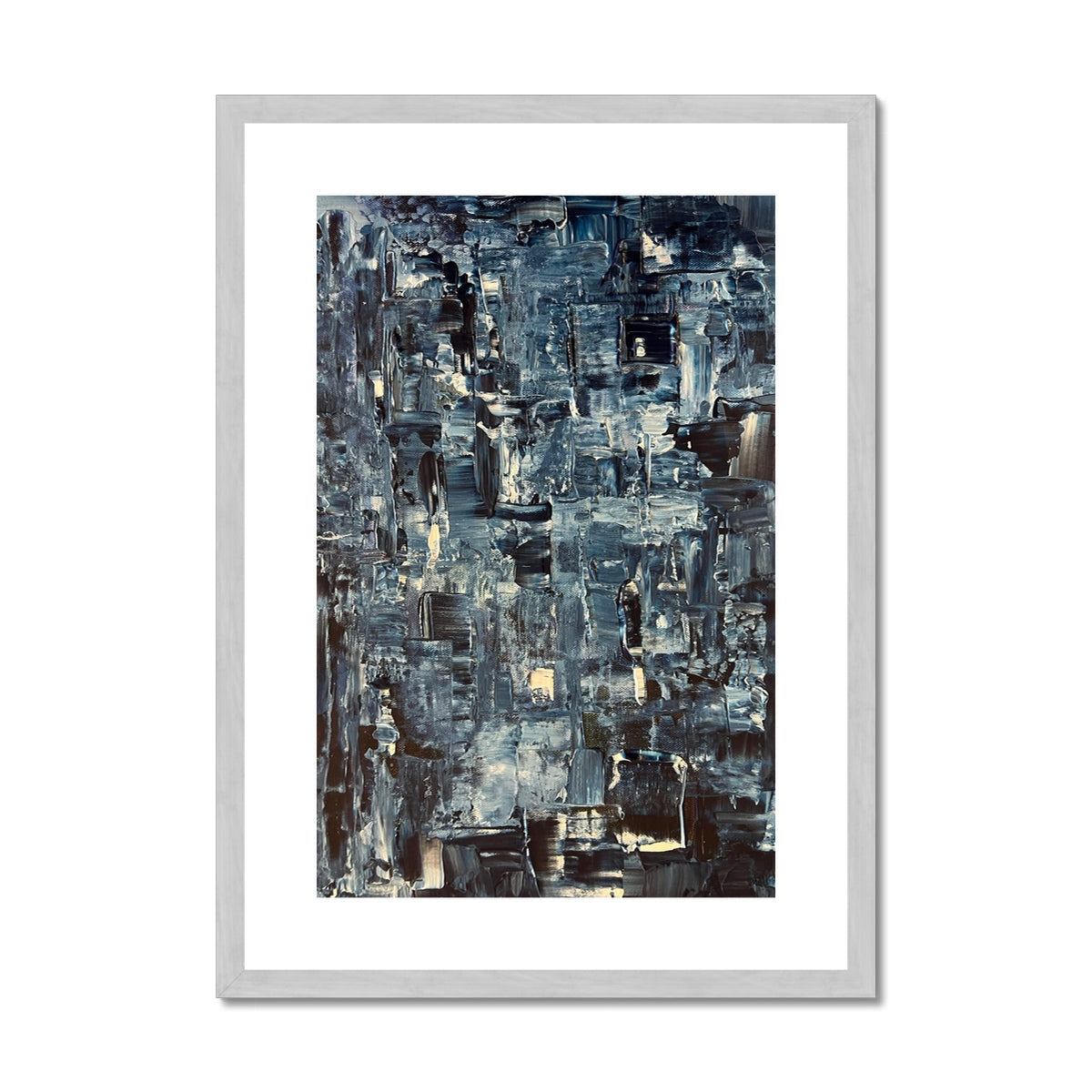 Inception Abstract Painting | Antique Framed & Mounted Prints From Scotland