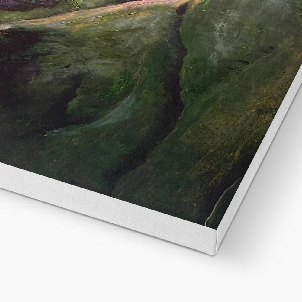 Into the Glencoe Dusk Canvas - Art Gallery Scotland Worldwide Shipping Scottish Prints and Landscape Paintings by Artist Hunter