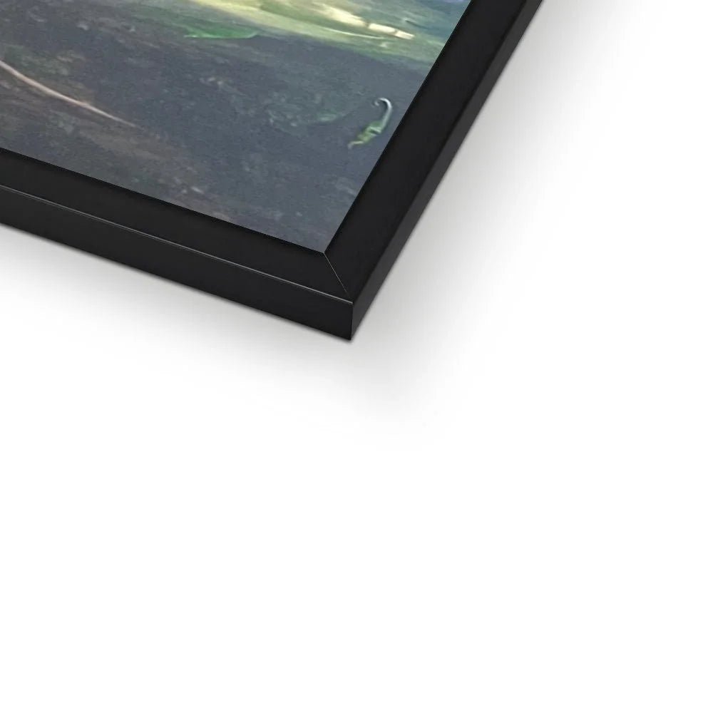 Into the Glencoe Dusk Framed Print - Art Gallery Scotland Worldwide Shipping Scottish Prints and Landscape Paintings by Artist Hunter