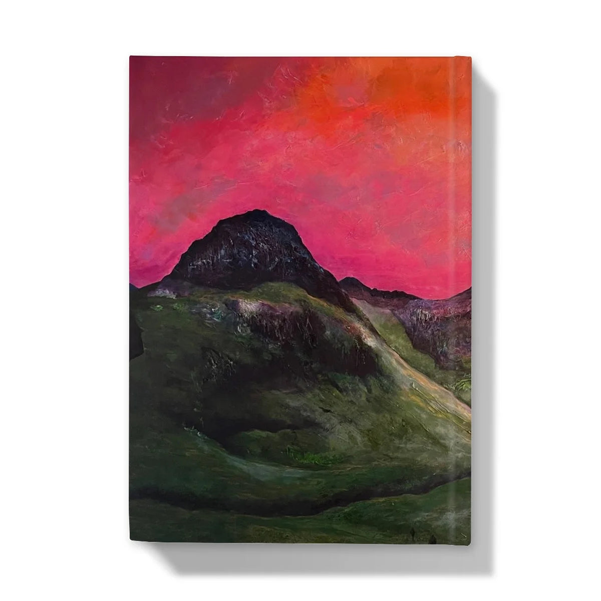 Into the Glencoe Dusk Hardback Journal - Art Gallery Scotland Worldwide Shipping Scottish Prints and Landscape Paintings by Artist Hunter
