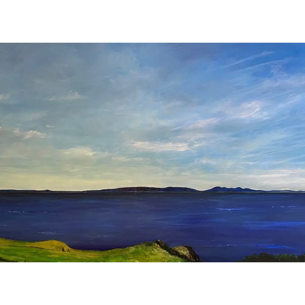 Coastal landscape painting from Scotland art prints collection in From Ireland to Scotland art products