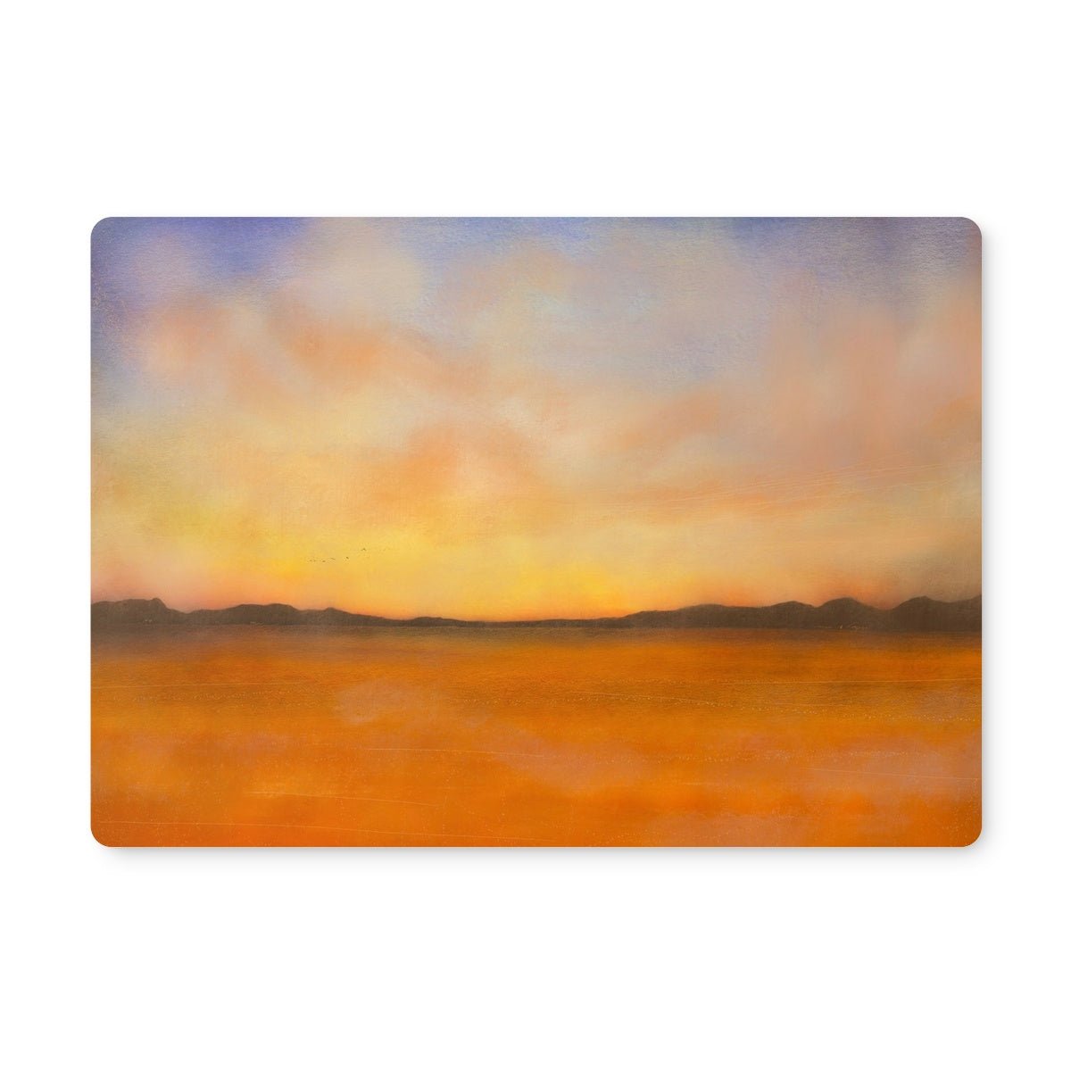 Islay Dawn Art Gifts Placemat-Placemats-Hebridean Islands Art Gallery-2 Placemats-Paintings, Prints, Homeware, Art Gifts From Scotland By Scottish Artist Kevin Hunter
