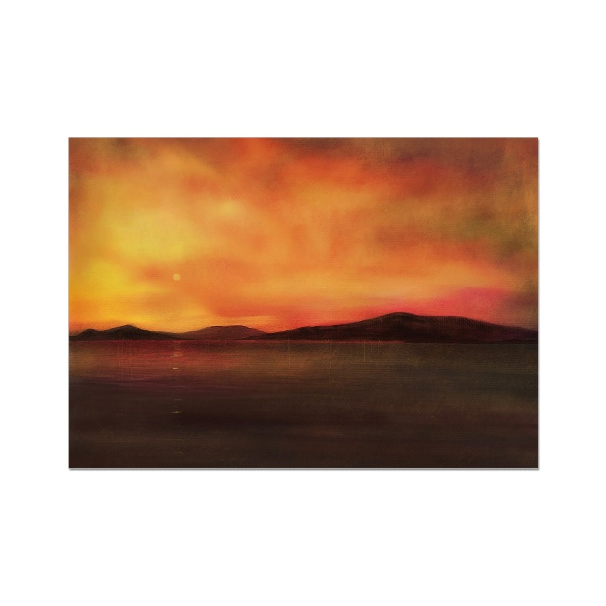 Isle Of Harris Sunset Painting Scotland | Signed Scottish Fine Art Prints