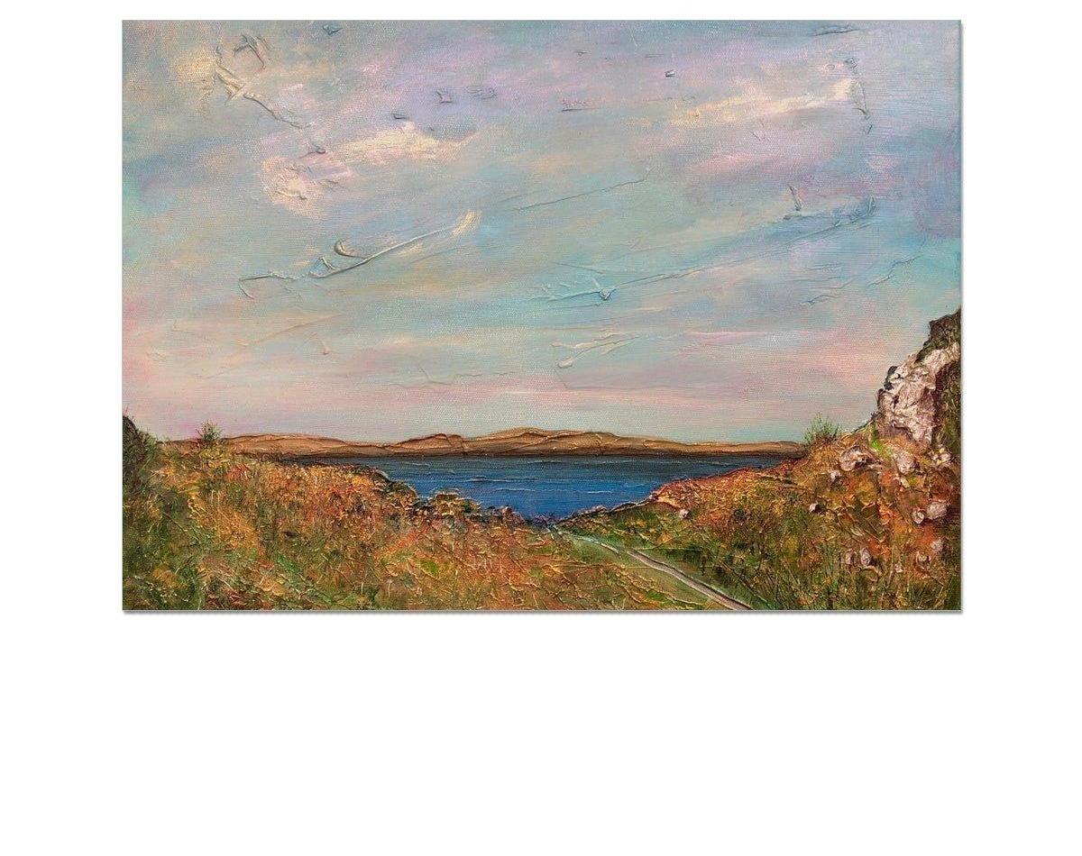 Jura From Crinan-art-painting-scotland