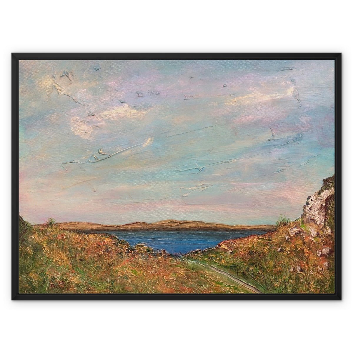 Jura From Crinan Painting | Framed Canvas Prints From Scotland