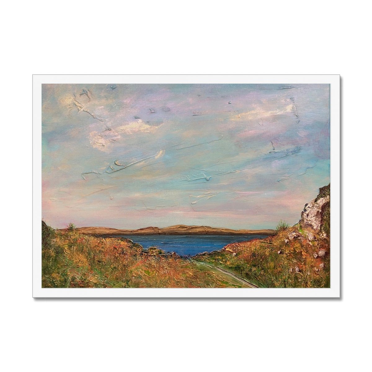 Jura From Crinan Painting | Framed Prints From Scotland