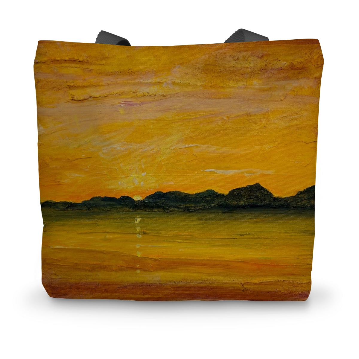 Jura Sunset Art Gifts Canvas Tote Bag