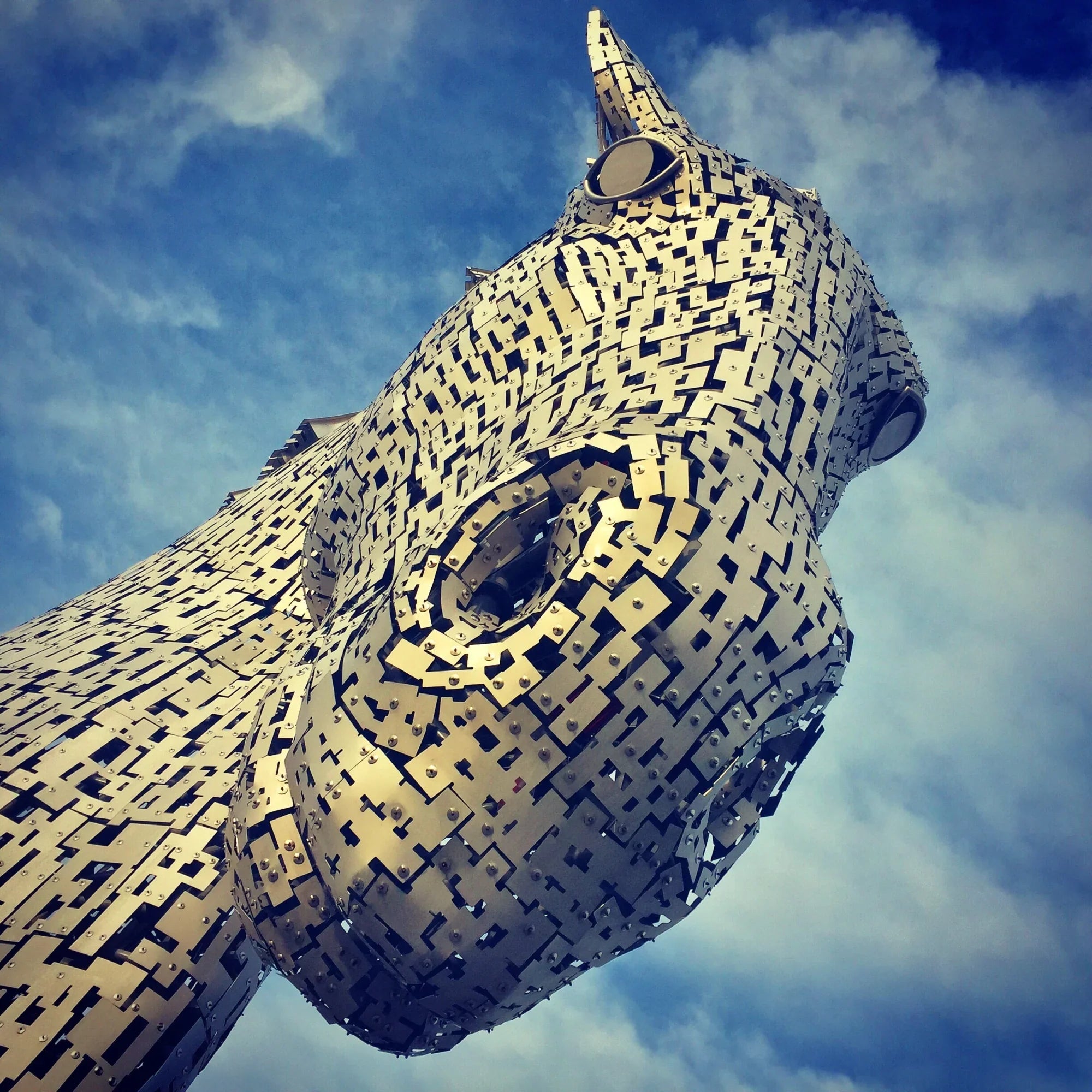 A Kelpie | Scotland in your Pocket - Historic & Iconic Art Gallery Worldwide Shipping Metallic Horse Head Scottish Castles Paintings
