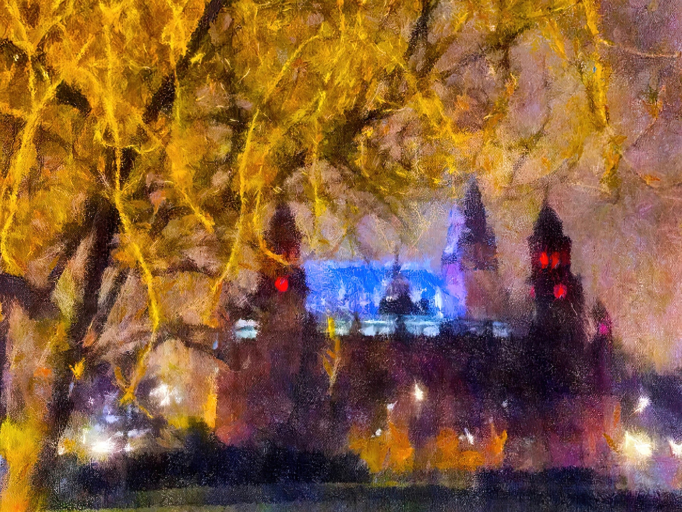 Kelvingrove Nights Art Prints