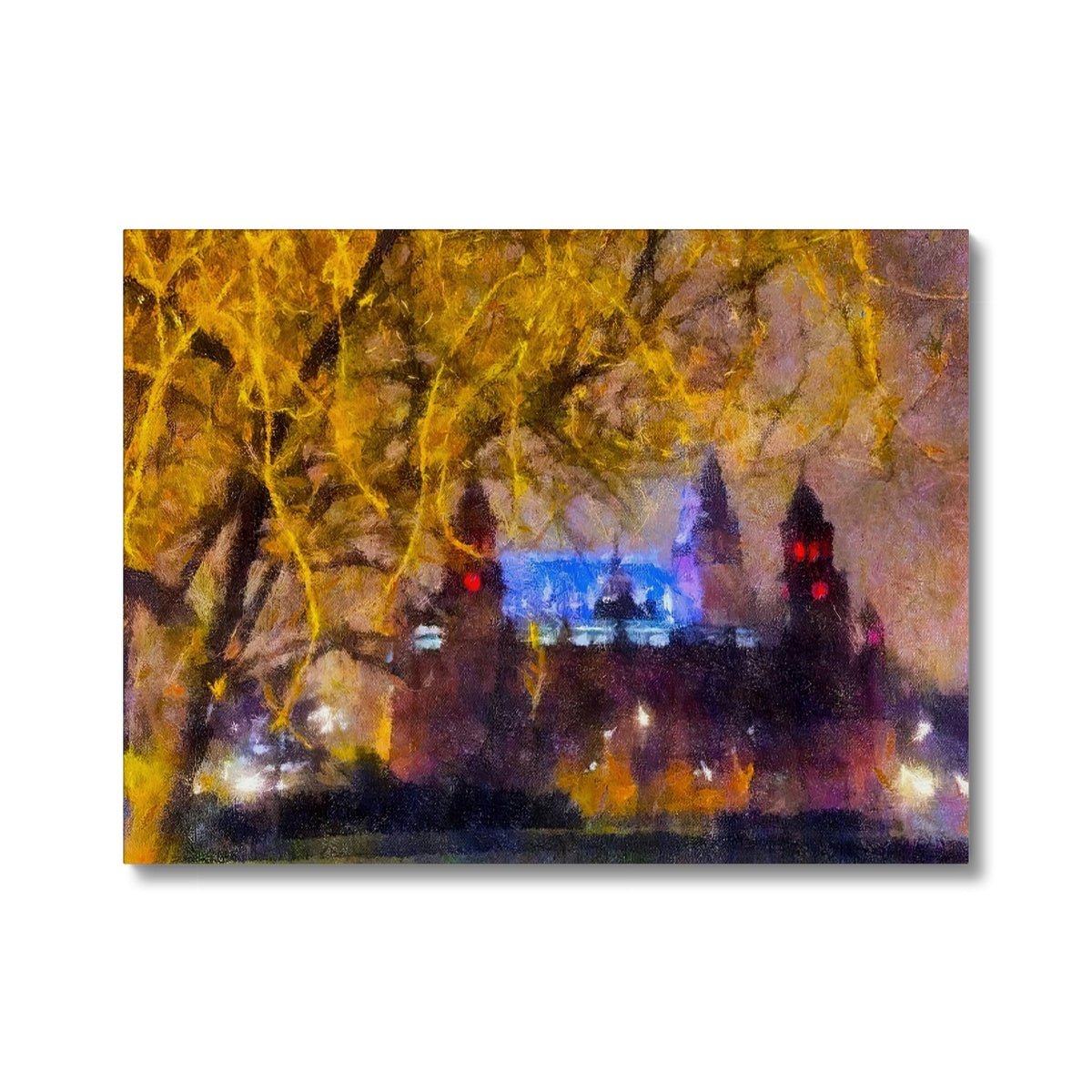 Kelvingrove Nights Painting | Canvas Prints From Scotland