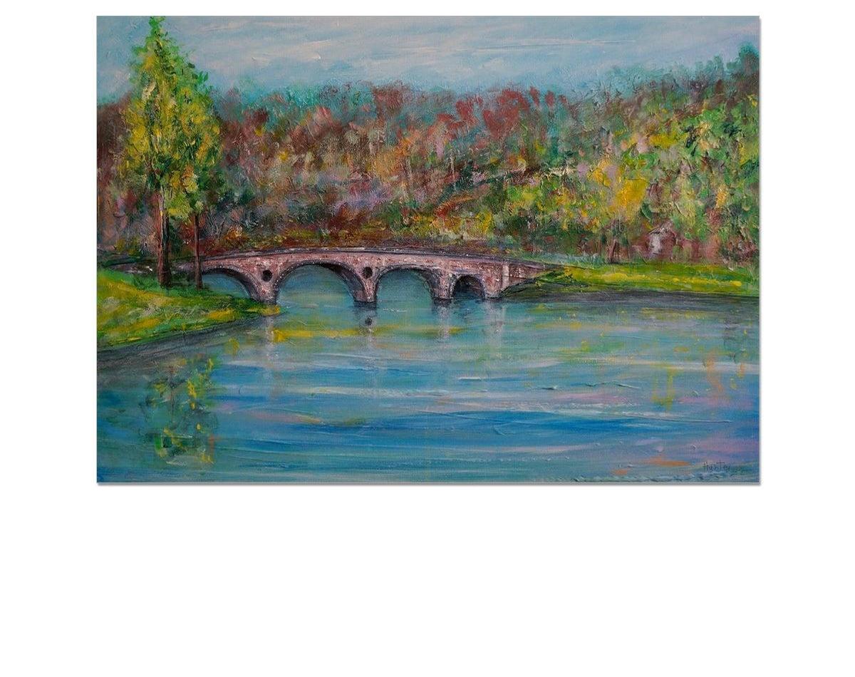 Kenmore Bridge-art-painting-scotland