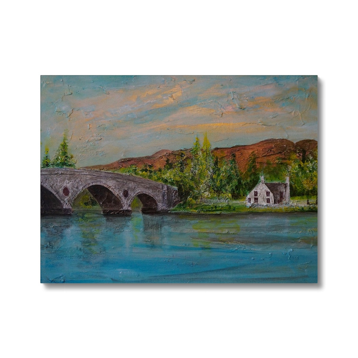 Kenmore Bridge ii Canvas | Scottish Highlands &amp; Lowlands Art Gallery | Paintings, Prints, Homeware and Art Gifts From Scotland By Scottish Artist Kevin Hunter