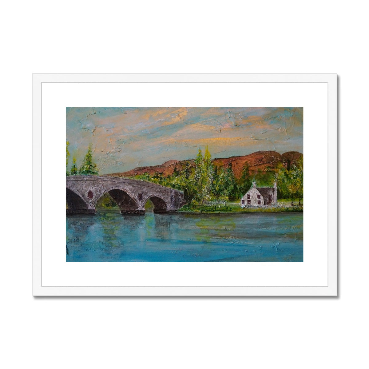 Kenmore Bridge ii Painting | Framed &amp; Mounted Prints From Scotland