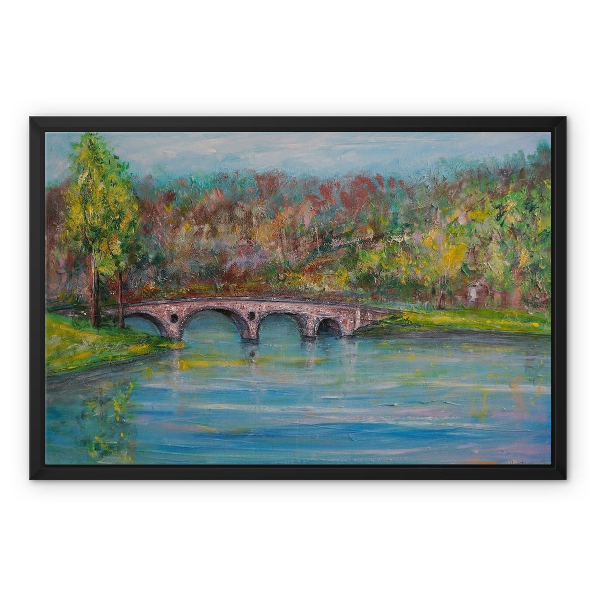 Kenmore Bridge Painting | Framed Canvas From Scotland