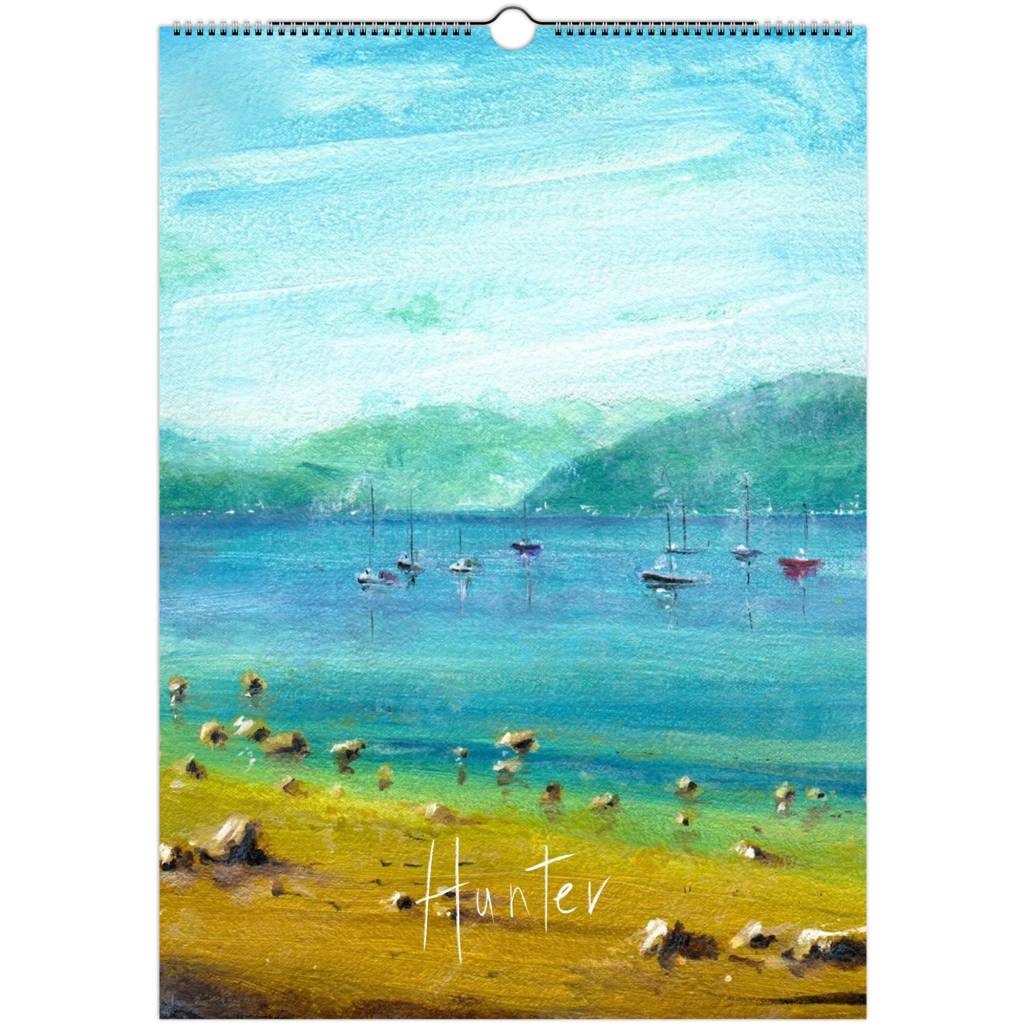 Kevin Hunter 2026 Art Calendar - Scottish Artist Scotland Worldwide Shipping Vibrant Landscape Painting Prints and Original Landscape
