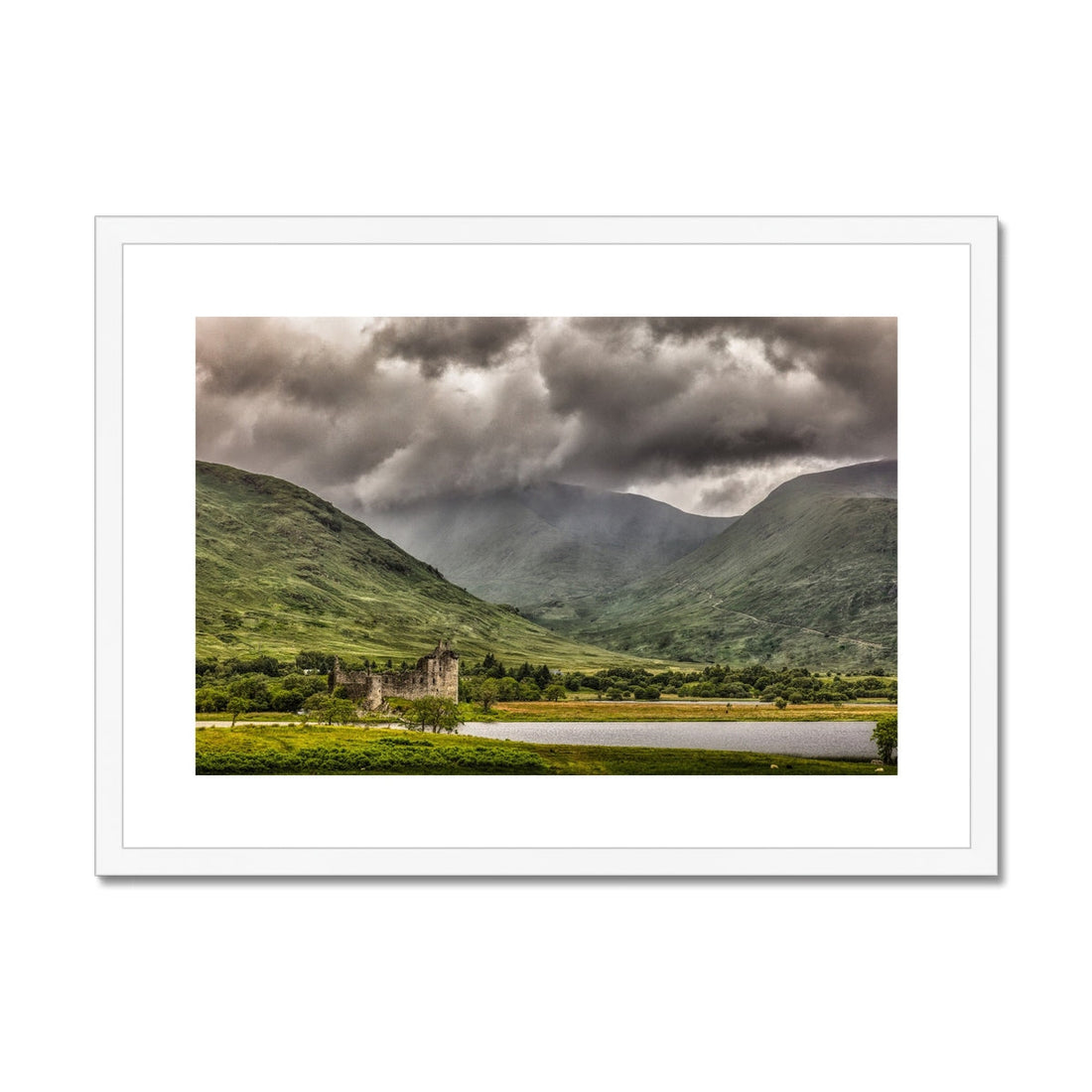 Kilchurn Castle Loch Awe Scottish Landscape Photography | Framed &amp; Mounted Prints From Scotland