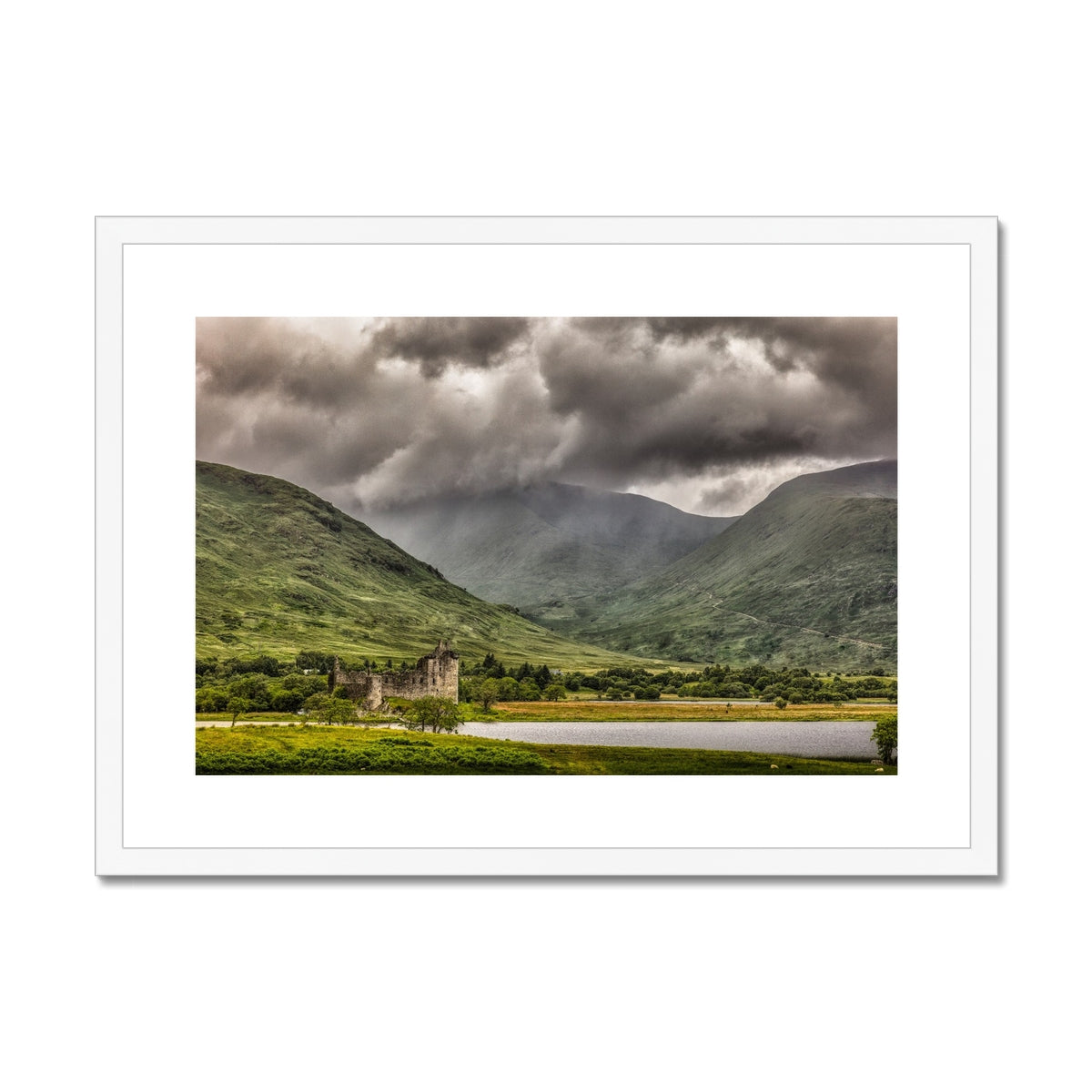 Kilchurn Castle Loch Awe Scottish Landscape Photography | Framed &amp; Mounted Prints From Scotland