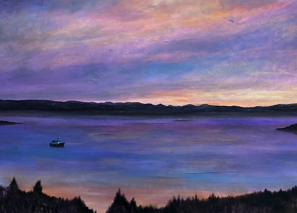 Lamlash Dusk Arran Art Prints.