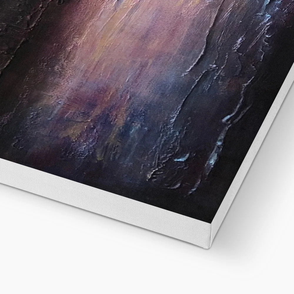 Last Skye Light Canvas - Art Gallery Scotland Worldwide Shipping Scottish Landscape Paintings and Prints by Artist Hunter
