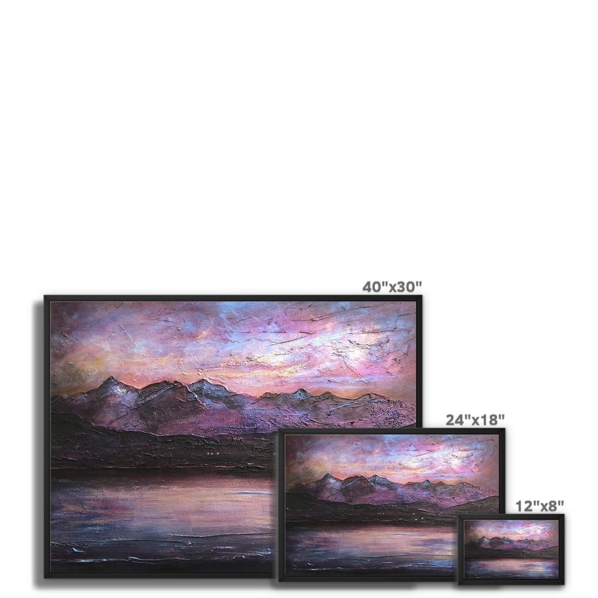 Last Skye Light Framed Canvas.