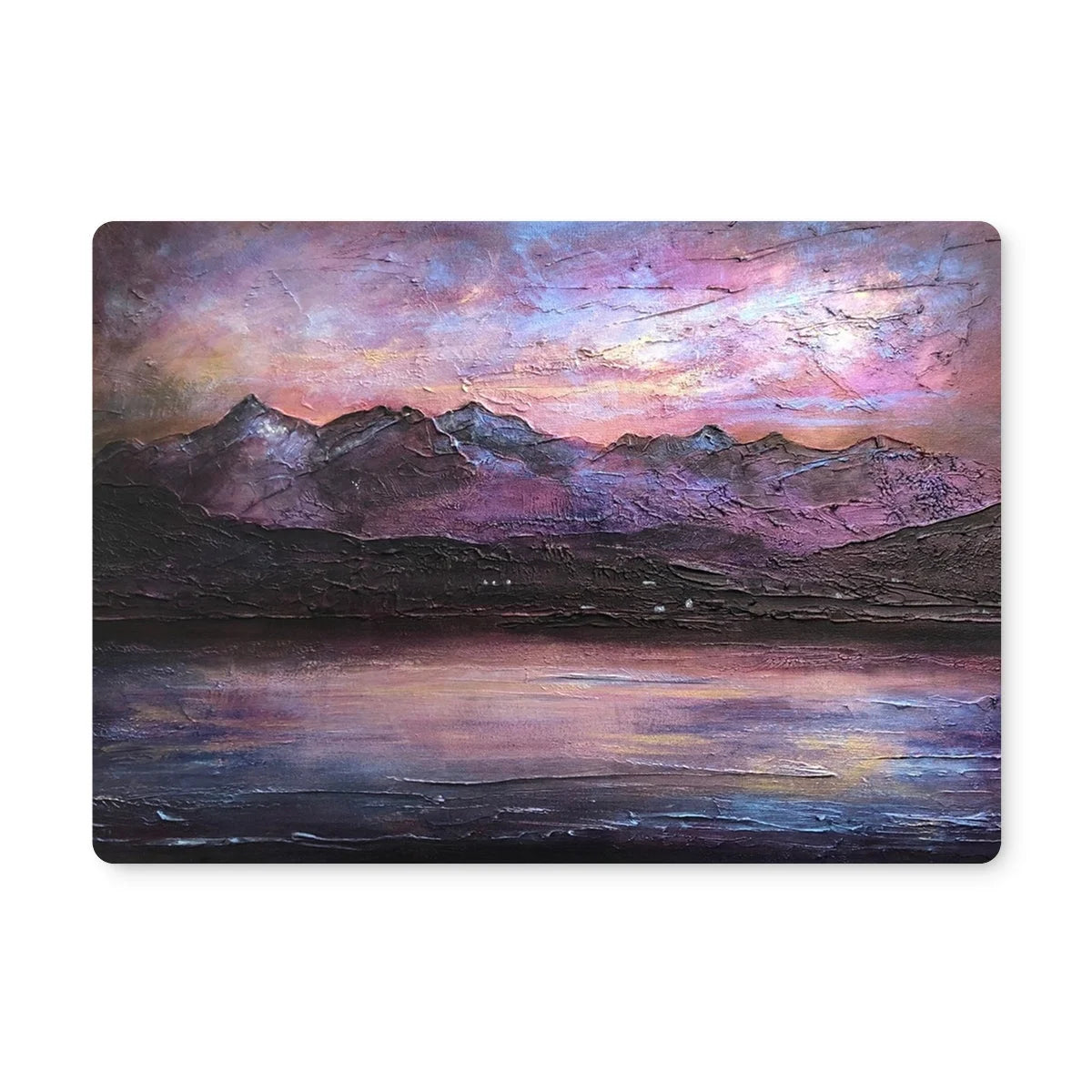 Last Skye Light Placemat - Art Gallery Scotland Worldwide Shipping Scottish Landscape Paintings and Prints
