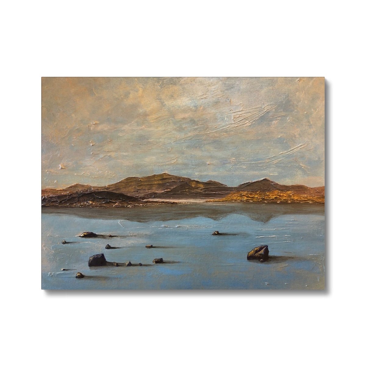 Loch Druidibeg South Uist Painting | Canvas From Scotland