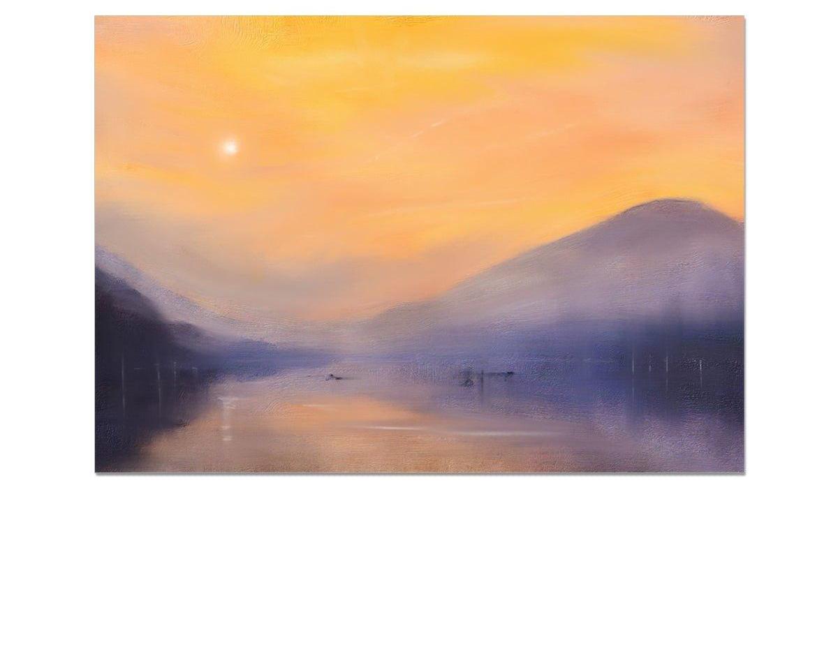 Loch Eck Dusk-art-painting-scotland