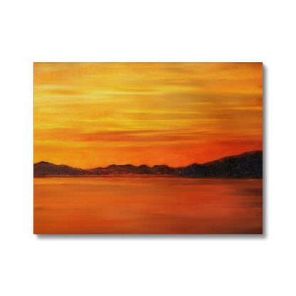 Loch Fyne Sunset Canvas